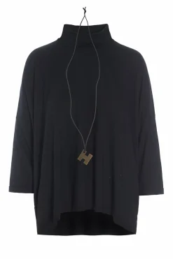 BLUSE M/HALSKETTE