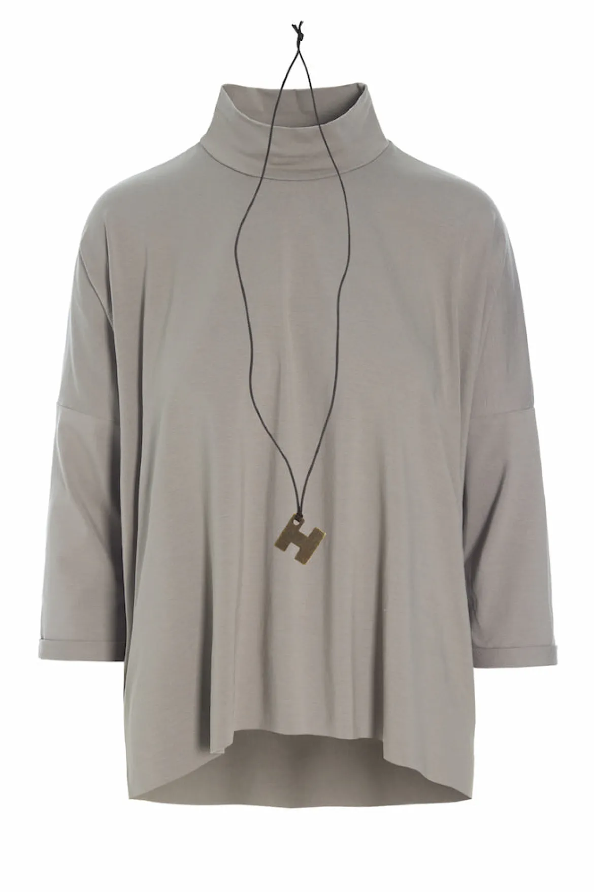 BLUSE M/HALSKETTE