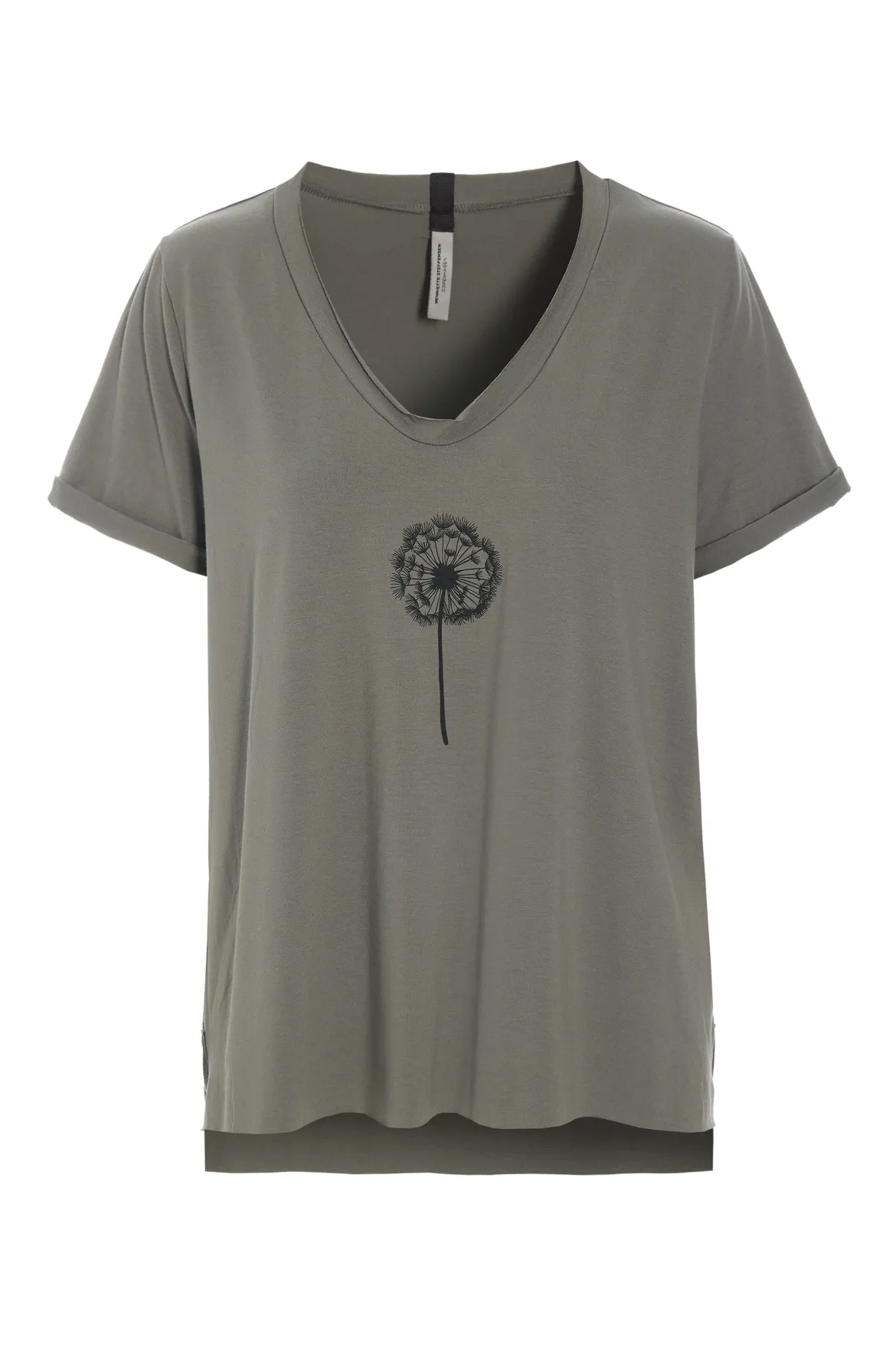 V-NECK TEE FLOWER
