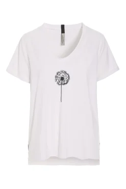 V-NECK TEE FLOWER